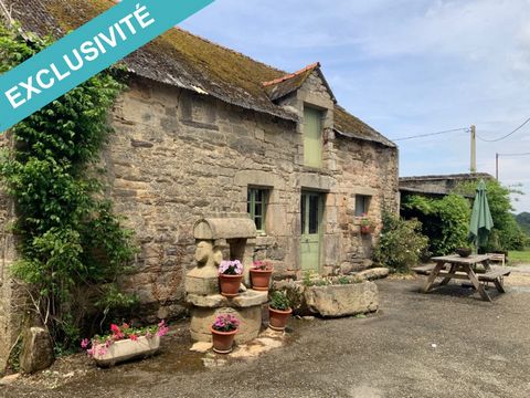 Between Baud and Pluméliau, come and discover this large house with several large outbuildings allowing you to consider numerous activities. A large house with kitchen, living room and veranda on the ground floor, 4 large bedrooms upstairs with a bat...