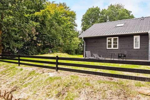 Well-appointed, large cottage with all imaginable facilities not far from Hvidbjerg Klit. The house is equipped with a large swimming pool with swimming coach and a nice large whirlpool as well as a sauna where you can warm up. Here, both big and sma...