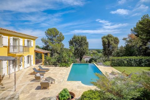 Sole Agent - Situated in a highly sought-after location and boasting stunning sea views within walking distance of the charming village of Valbonne. Nestled in a serene, forested setting, this home is designed to seamlessly extend onto the pool terra...