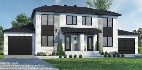 NEW PROJECT, PHASE 2 OF THE SEIGNEURIAL PLATEAU! Unique opportunity to become a homeowner. Super semi-detached cottage, 5-year GCR warranty, Novoclimat certification. Near the Sous-Bois school and the Cimes school, the Cambert Leisure Centre. Photos ...