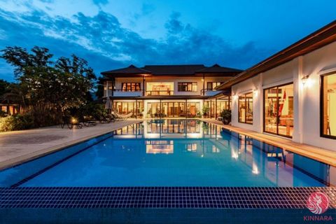 Introducing an extraordinary luxurious pool villa, ideally situated within the prestigious Palm Hills Golf Course in Hua Hin/Cha Am. This magnificent residence features an expansive design with 9 spacious bedrooms and 8 opulent bathrooms, making it t...