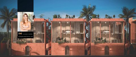 Immerse yourself in an oasis of tranquility and style in the heart of the Tulum jungle. These exclusive apartments inspired by Moroccan architecture and design combine elegance and comfort in an unparalleled natural setting. div div div Each space ha...