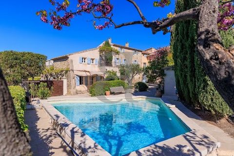 VAISON LA ROMAINE AREA - EXCLUSIVE 3D virtual viewing available on our website. Superb views of Mont Ventoux, charm and quality renovation define this elegant 330 sqm stone building in the heart of a Provencal village. The property is set around a ma...