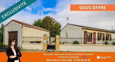 Maison de plain pied - 2 chambres - Garage - Centre de Saint-Ciers-sur-Gironde