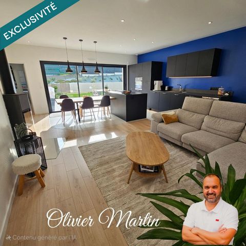 Pavillon de plain-pied – 6 pièces – 114 m² – terrain 433 m² – normes RE2020 construction récente.