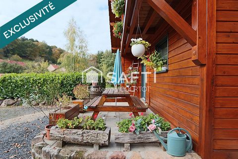 Élégant chalet en bois massif de 106 m² sur 25 ares