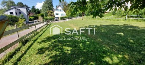 Terrain de 5 ares constructibles, cadre verdoyant et calme