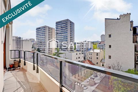 T3 lumineux 74m2 avec 2 balcons en étage – Parc Montsouris, Paris 14e
