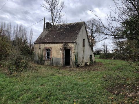 Petite maison à rénover sur grand terrain