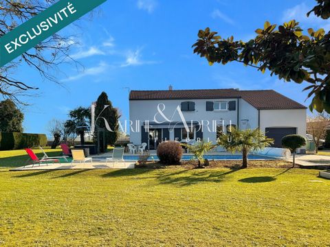 Villa contemporaine 4 chambres avec parc arboré clos et piscine