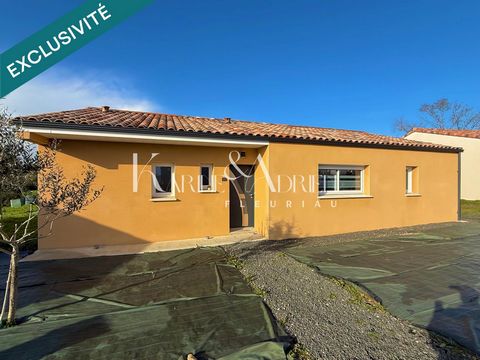 PLAIN-PIED de 2023 avec 2 chambres, bureau et jardin