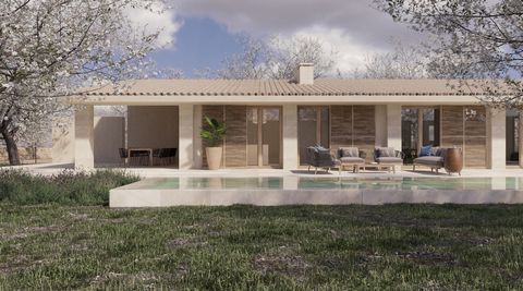 Solar situado en Sineu, en una zona tranquila a poca distancia del pueblo. El solar cuenta con un proyecto muy bonito de una vivienda construida en una sola planta con un total de 283 m2, además de una piscina de 57 m2.  MallorcaSite, su agencia inmo...