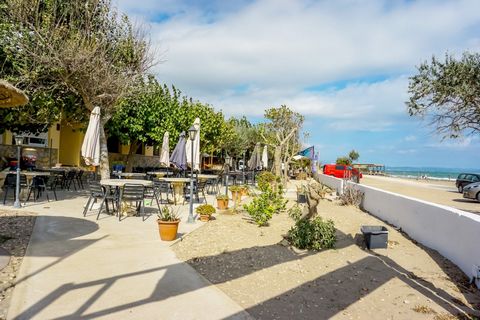 For sale seafront property with excellent views. ~~From its large terrace, it has excellent views over the beach and the sea. It has two well-equipped and well-maintained kitchens, one traditional and the other with a wood-fired oven, mainly for cook...