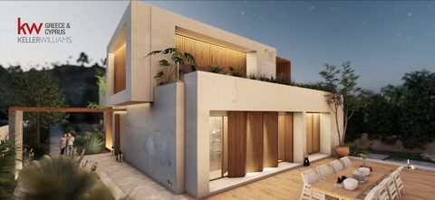 This luxurious detached house, totaling 348 square meters, is surrounded by 1640sqm of outdoor space, with a 40sqmswimming pool, a specially designed barbecue area, secured parking spaces, and a large area of ​​greenery. Its construction is carried o...