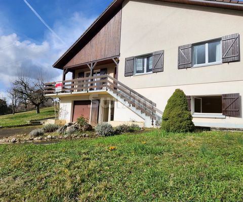 REF 18556 LV - ARBOIS - In the town of Arbois, come and discover this pretty house from 1977 offering a beautiful living room with fireplace, a dining kitchen, 2 large bedrooms, bathroom and toilet. All on basement level consisting of a workshop, a c...
