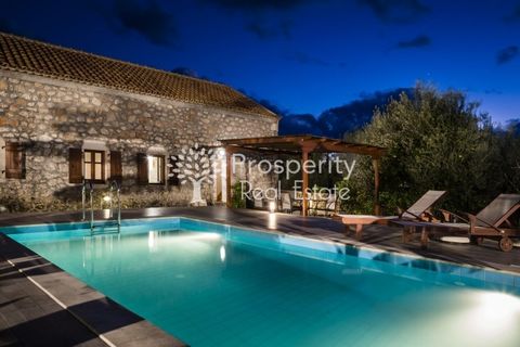 Property code: 17-1153 - Kefalonia - Erisos: Markoulata. FOR SALE exclusively: Furnished Stone-built House ground floor in excellent condition 112sqm and Attic 112sqm. The total area is 224 sq.m. on a plot of 900 sq.m. The property is located in an e...