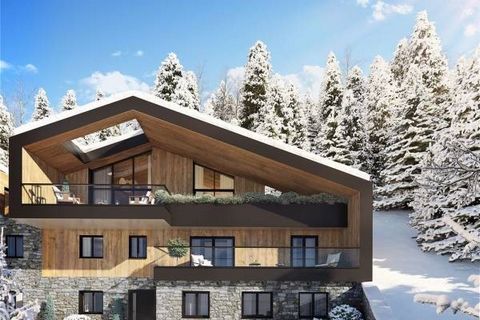 In Tignes, this exceptional chalet within the WOM Tignes les Brévières resort offers a 19 m² terrace with a jacuzzi and two balconies providing stunning mountain views. It consists of a spacious living area, five bathrooms, a kitchen, and five bedroo...