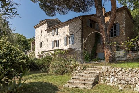 Nestling at the end of a cul-de-sac, this authentic old stone Mas offers a calm and serene environment perfect in order to slow down and relax. It features approx. 250 m2 of inviting living space for a total of 7 bedrooms, lovely characterful stonewo...