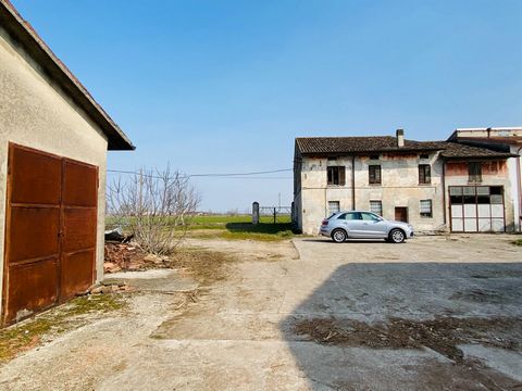 In Redondesco, in the hamlet of Pioppino, in the province of Mantua, we offer for sale a portion of a courtyard with land measuring approximately 3,000 m2. The rustic house, which has not been lived in for years, is composed of an unusable main house...