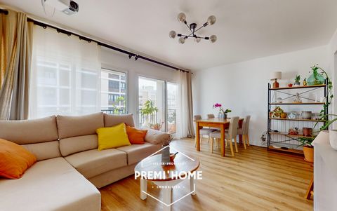PREMI'HOME offers you this beautiful T3 of approx. 66m2 on the 2nd floor without elevator, in the private and secure residence Les Trois Moulins a few minutes walk from the city center of Aix en Provence, Aix Nord district. In absolute calm, bright b...