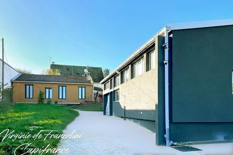A vendre-Maison Loft/Atelier + maison 2 pièces-Parcelle 500 m2-Jardin/terrasse-4 places de parking-Calme- Tres bon état