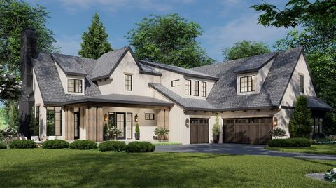 The 'Hawthorne' plan includes 5,833 sq. ft. and picturesque views of Lake Hadley. With 5 beds and 4.5 baths on multiple levels, there is ample room for everyone to spread out and enjoy their own space. Walk into a vaulted gathering room featuring a t...