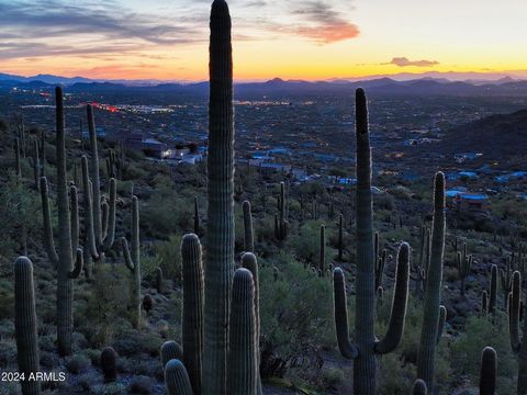 Location: The property is situated on the west face of Black Mountain, offering dramatic views of city lights, sunsets, surrounding mountains, and abundant natural features like saguaros, boulder outcroppings, and lush desert vegetation. Lot Details:...