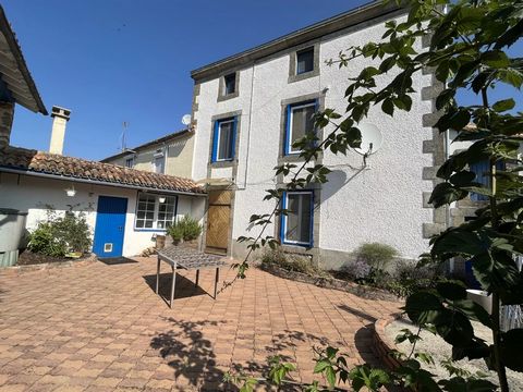 EXCLUSIVE TO BEAUX VILLAGES! Pretty and popular village house spread over three floors, ready to move into on quiet road in Gourgé. The house consists of a ground floor living room/diner and a high quality fitted kitchen. There are three bedrooms and...