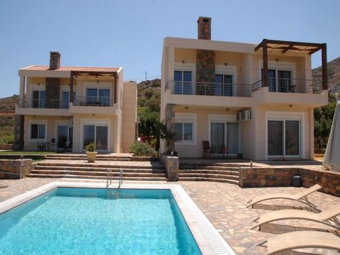 Located in Agios Nikolaos. Newly reduced price. An exclusive 2-villa property for sale in the elite area of Elounda. Each villa has dimensions of 232 m2 (about 2320 sq ft) a situated on a gently sloping hill above Elounda beach on land of 4.200 m2 (a...