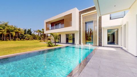 Located in Rabat. This Villa is a large and elegant property, with a spacious layout and high ceilings. A combination of traditional and modern architecture. The interior design is high-end, featuring high-quality materials such as marble and hardwoo...