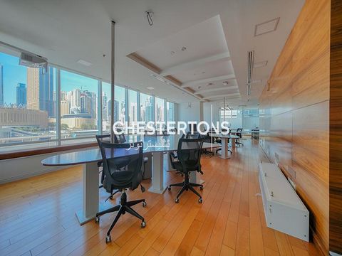 Located in Dubai. Discover the pinnacle of modern office luxury with this exceptional partitioned and fully fitted office space, exclusively presented by Chestertons. Situated within the prestigious Reef Tower, this 2420 sq./ft. gem seamlessly combin...