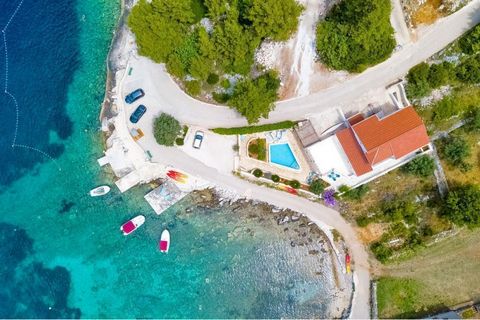 Seafront villa on Korcula island with mooring possibility! Total surafce is 460 sq.m. Land plot is 690 sq.m. Villa was built in 2013 following the traditional principles of Croatian architecture. Villa belongs to a small picturesque bay, it is at the...