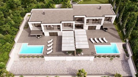 Luxurious semi-detached villa with a panoramic sea view over Crikvenica, cca. 1,5 km from the beaches! It will belong to a modern condominium of several semi-detached and detached lux villas, which will be completed in 2023. Total area is 228 sq.m. L...