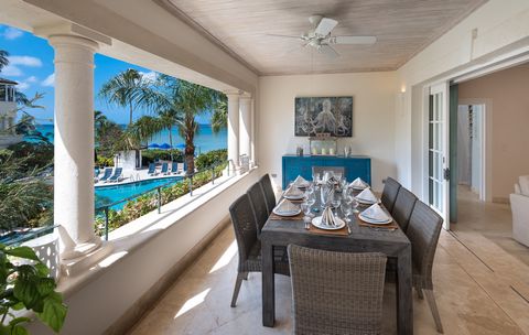 Located in St. Peter. Schooner Bay 203 is located on the second floor of the Schooner Bay development. This beachfront property offers three bedrooms, indoor-outdoor living, and sweeping poolside and ocean views. It is a fully refurbished elegant apa...