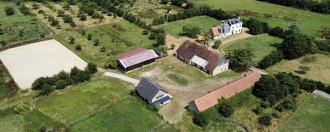 Summary Beautiful property close to Cabourg, 10 minutes from Caen, 5 km from amenities (schools, shops, etc.) In the quiet of the countryside without visual and noise pollution. Residential house of approximately 300m2 on 20 hectares of adjoining lan...