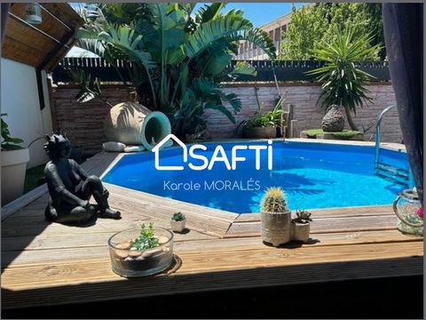“THE MASSILIA” Perpignan south, Massilia sector, magnificent and bright 160m2 house ideal for large families and the possibility of setting up your independent professional activity there. Close to all amenities, schools, high schools, shops, Médipôl...