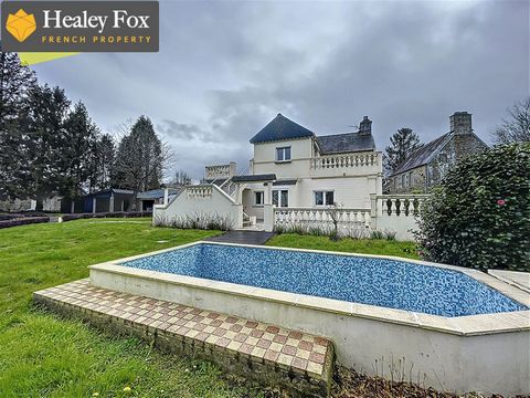 10 min VILLEDIEU LES POELES (50800) Magnificent residential house located in Boisyvon, offering an idyllic living environment and generous living spaces. This residence will seduce you with its many assets and its undeniable charm. On the ground floo...