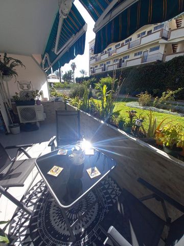 Frontline to the Bajondillo beach Very close to the Isabel hotel in Torremolinos Ground floor renovated to new. Sun-filled terrace overlooking gardens full of green. Incredible for tourist rental Call us for more information For more information and ...