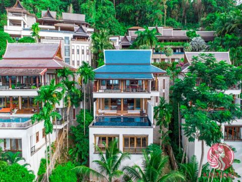 Phuket offers stunning natural beauty with beaches, hills, and islands. Baan Thai Surin Hill, known for luxury villas and views of Surin and Bang Tao beaches, now offers a property deal at just 69MB. With Freehold title, it features 4 bedrooms, 5 bat...