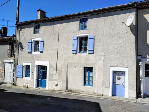 Old village house around 300 years old. Located in the centre of a village with shops and services. Enter into a large dining room with fireplace, to the right a spacious kitchen and WC. The main living room is at the rear with wooden floors, which l...