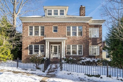 Tree-lined side street at the top of Aspinwall Hill, with City views and across from Schick Park. This handsome brick and slate roof 2-family home was built in 1925. Unit one offers over 1,800 square feet of living area, three well-proportioned bedro...