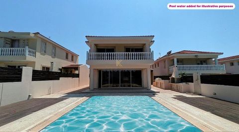 Located in Famagusta. Stunning beachfront villa House for sale in Protaras, Famagusta. is located in eastern Ayia Napa center, along the beachfront coastline of the sculpture park. Wake with the rhythmic sounds and sweet fragrance of the Mediterranea...