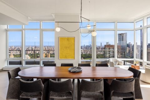 The Penultimate Penthouse. Welcome to this extraordinary, terraced penthouse with show-stopping 360-degree direct views of Central Park and the Hudson River, featuring 4+ bedrooms, 4-full bathrooms, and 2-powder rooms. This gracious penthouse spans a...