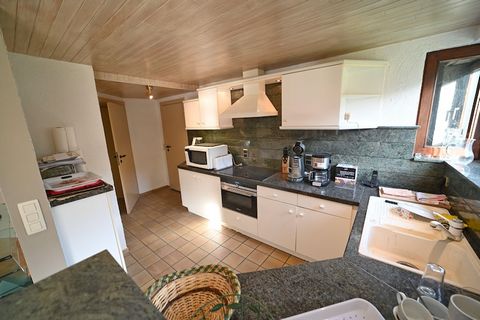 Symon Lodge can accommodate 4 adults and 2 children. This charming architect house is located in La Roche en Ardennes, in a quiet area close to the city center.The house is spread over two floors. On the ground floor: living room, dining room, open p...