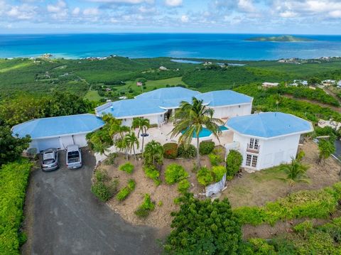 This incredible four-bedroom estate sits on the highest hill in Seven Hills, offering almost 360-degree views of the Caribbean Sea. From the iconic Buck Island to the Southshore and westward to Judith's Fancy and downtown Christiansted, every vantage...