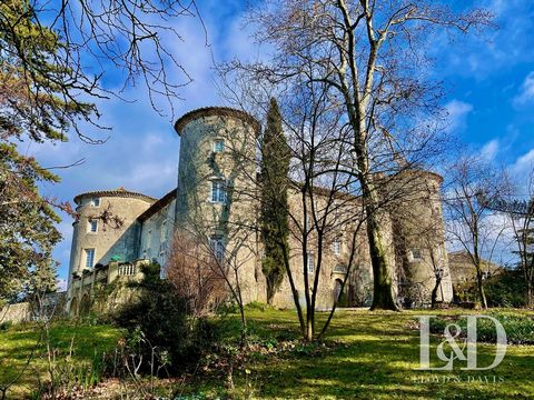 ESCLUSIVITÀ. Molto carattere e storia antica in questo castello medievale a soli 10 minuti dalla valle del Rodano e dalle autostrade. Affacciata sulla valle del Chomérac senza alcun fastidio, la fortezza costruita in un parco di quasi un ettaro ha mu...