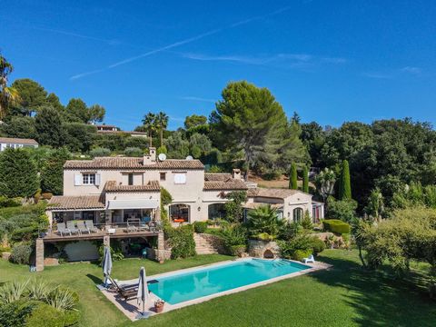 Biot Vue Mer Villa avec 4 chambres et une maison d'amis avec 2 c