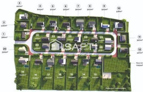 Des terrains prêts à bâtir : viabilisés, tout-à-l’égout, et une vue exceptionnelle