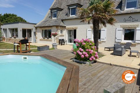 Villa d’exception en front de mer – Vue mer panoramique – Piscine – À 50m de la plage du Dossen