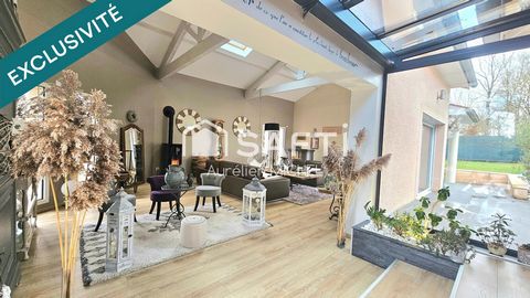 Grande maison familiale 236 m² avec piscine – Calme absolu – À 30 km de Lyon